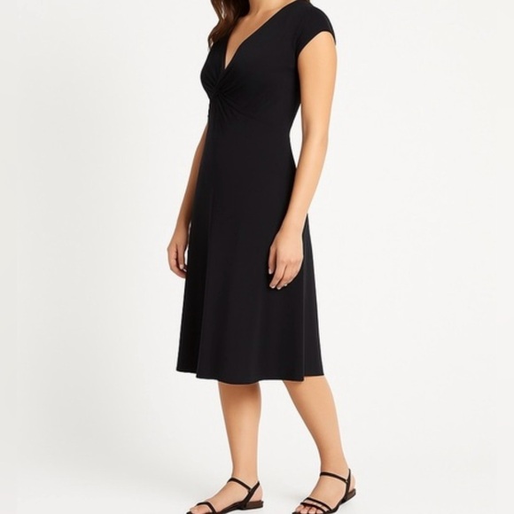 Patagonia Elegant Cocktail Black Sleeveless Dress Little Black Dress Size XS - Picture 3 of 7